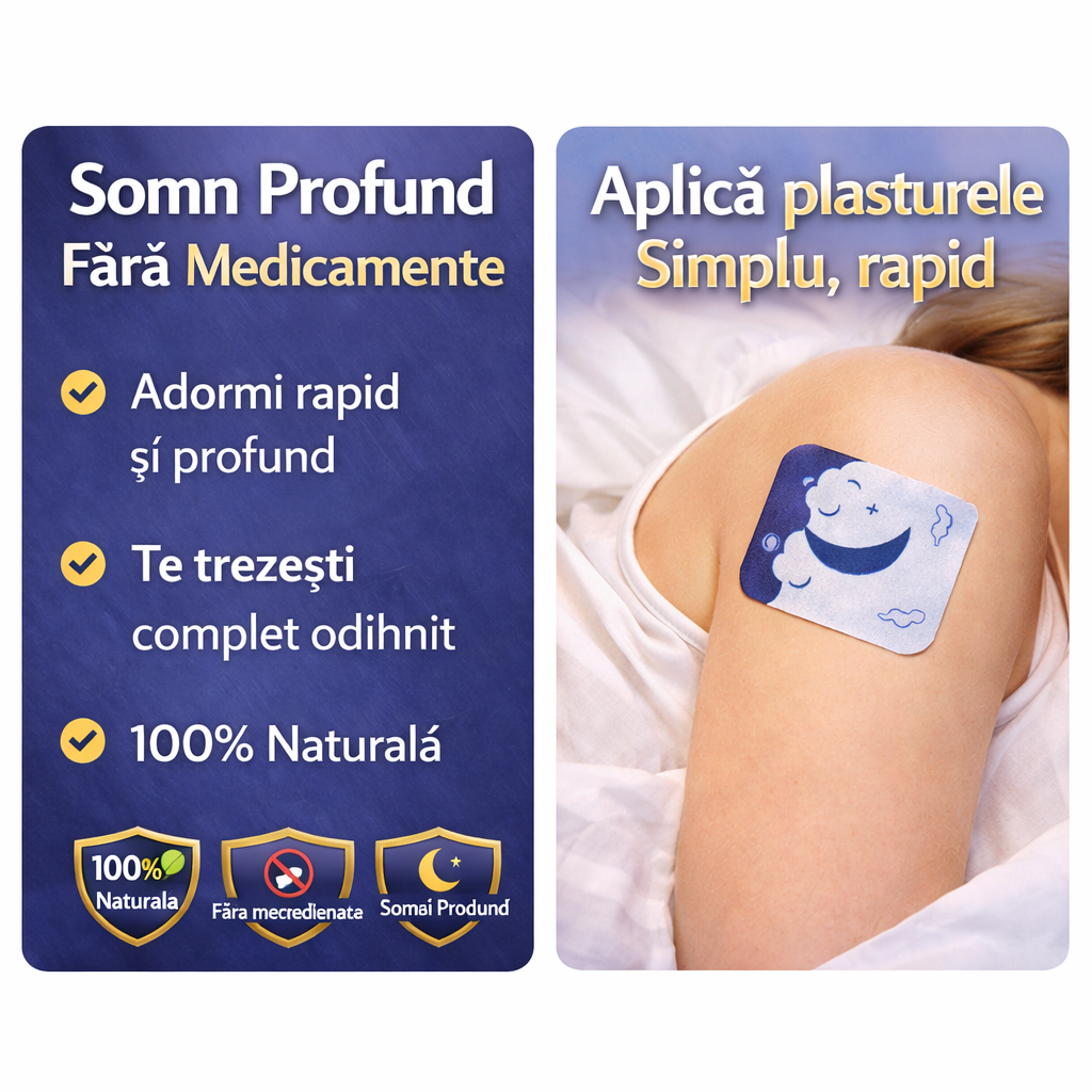 Patch-uri pentru Somn Profund – 56 Bucăți | Adio Insomnie, Anxietate și Iritabilitate